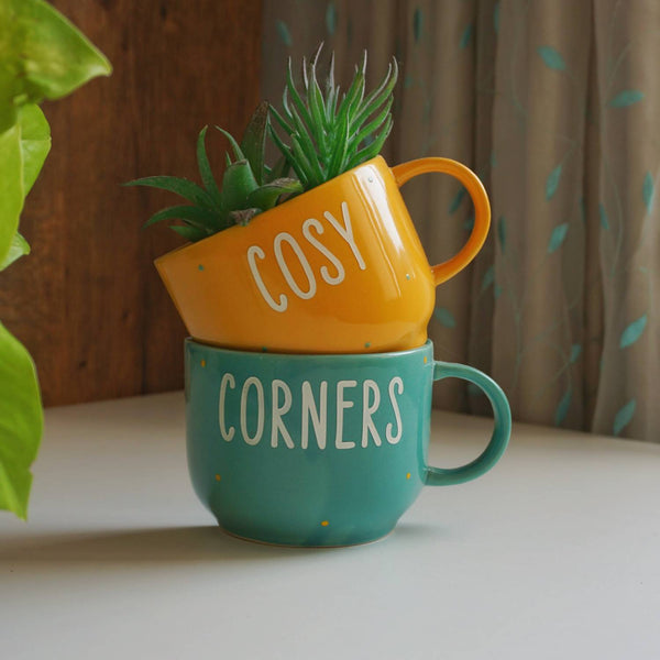 Cosy Corners - Wall Planter Pots - Cup Planters - Wall Garden Decor - Garden Decor - Home Office Accessories - Study Room Decor - Personalised Gifts - Buy Online India - Free Shipping